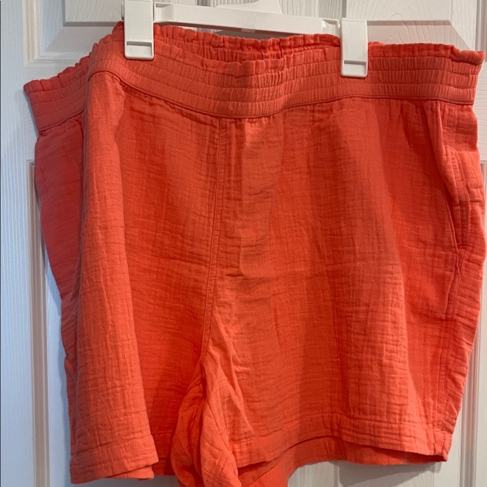 Lands' End Women's High Waist Coral Shorts